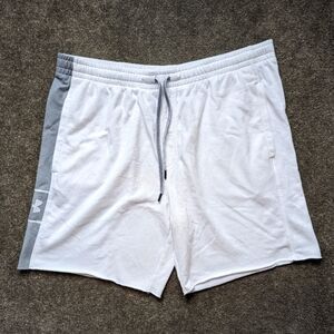 Under Armour cotton white athletic shorts for men size 3XL